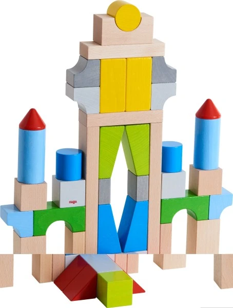 Haba Bausteine Große Grundpackung Bunt, 43 Teilig 5 Haba Bausteine Große Grundpackung Bunt, 43 Teilig – Bild 3