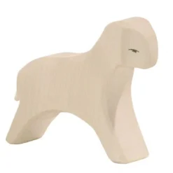 Ostheimer Lamm Laufend Holzfigur