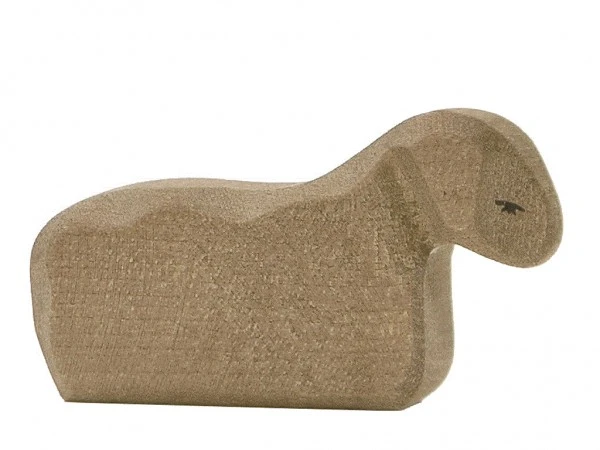 Ostheimer Lamm Braun Liegend Holzfigur 3 Ostheimer Lamm Braun Liegend Holzfigur