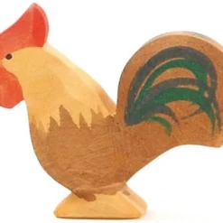 Ostheimer Hahn Braun Holzfigur