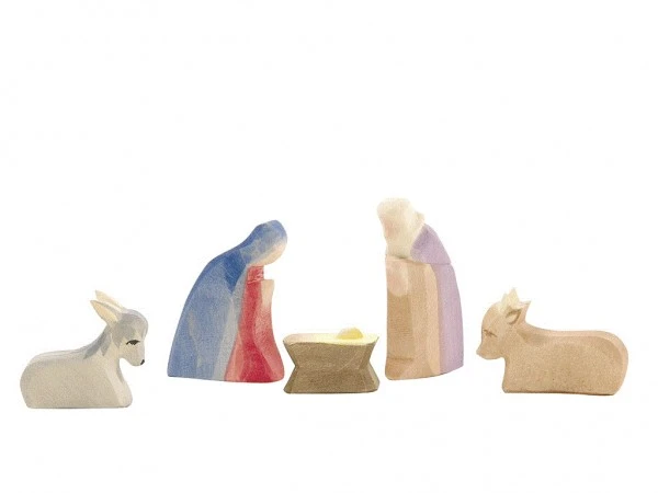 Ostheimer Hl. Familie Mini 5-tlg Holzfiguren 3 Ostheimer Hl. Familie Mini 5-tlg Holzfiguren