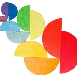 Grimm's Grosse Halbkreise Regenbogen Holzspielzeug 12 Grimm's Grosse Halbkreise Regenbogen Holzspielzeug -Kinder Spiel Waren 322 10675 a 600x600