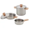 Goki Koch-Set Sterneküche, 2 Töpfe Und 1 Pfanne 1 Goki Koch-Set Sterneküche, 2 Töpfe Und 1 Pfanne -Kinder Spiel Waren 51509 s 600x600
