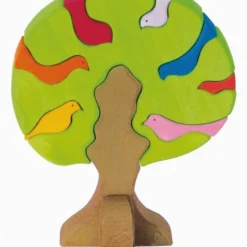 Glückskäfer Vogelbaum, 9-teilig, Bunt, Hell