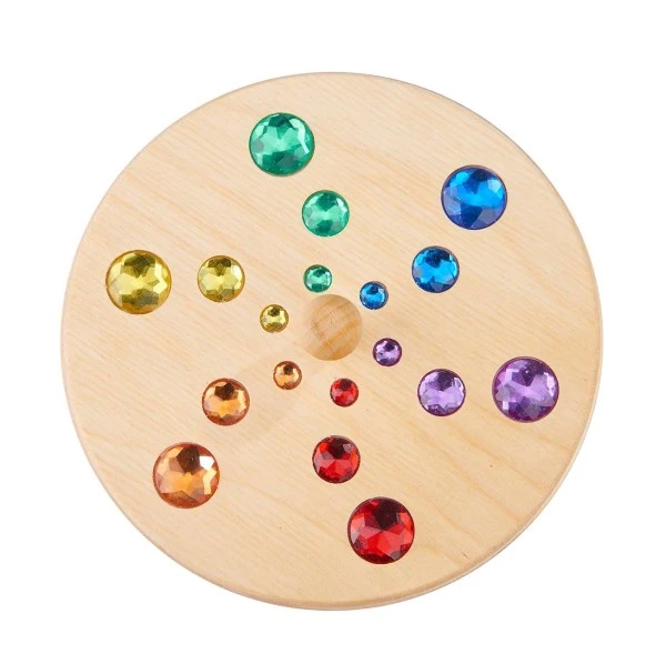 Glückskäfer Fantasiekreisel Holzkreisel Mit Glitzersteinen 3 Glückskäfer Fantasiekreisel Holzkreisel Mit Glitzersteinen