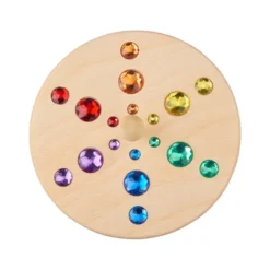 Glückskäfer Sternkreisel Holzkreisel Mit Glitzersteinen