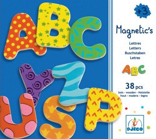 Djeco Holz Magnete 38 Big Letters 4 Djeco Holz Magnete 38 Big Letters – Bild 2