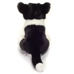 Hermann Teddy Border Collie Welpe Sitzend 25 Cm -Kinder Spiel Waren 919599 rueck 600x600