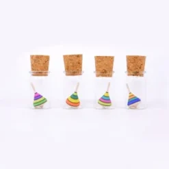 Mader Holzkreisel Harlekin Mini Im Glas -Kinder Spiel Waren HarlekinminiimGlas 600x600