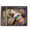 Mader Kreisel-Lernset Gestreift Holzkreisel Set Aus Der Kreiselmanufaktur -Kinder Spiel Waren Lernset gestreift 600x600