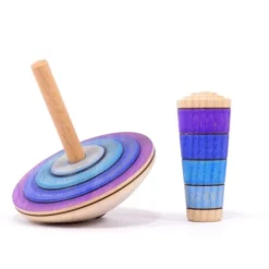 Mader Schnurkreisel My First Top Mit Starter Holzkreisel Aus Der Kreiselmanufaktur -Kinder Spiel Waren MyFirstTop lila 600x600