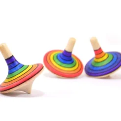 Mader Kreisel Rallye Regenbogen Holzkreisel 1 Stück Aus Der Kreiselmanufaktur